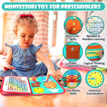 KinderKraze™ - Sensory Board for Learning Fine Motor