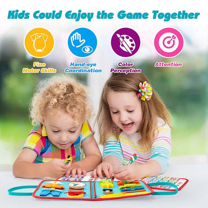 KinderKraze™ - Sensory Board for Learning Fine Motor