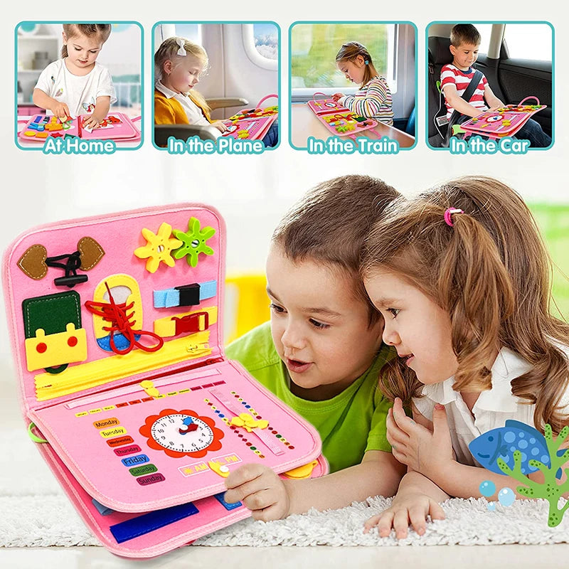 KinderKraze™ - Sensory Board for Learning Fine Motor