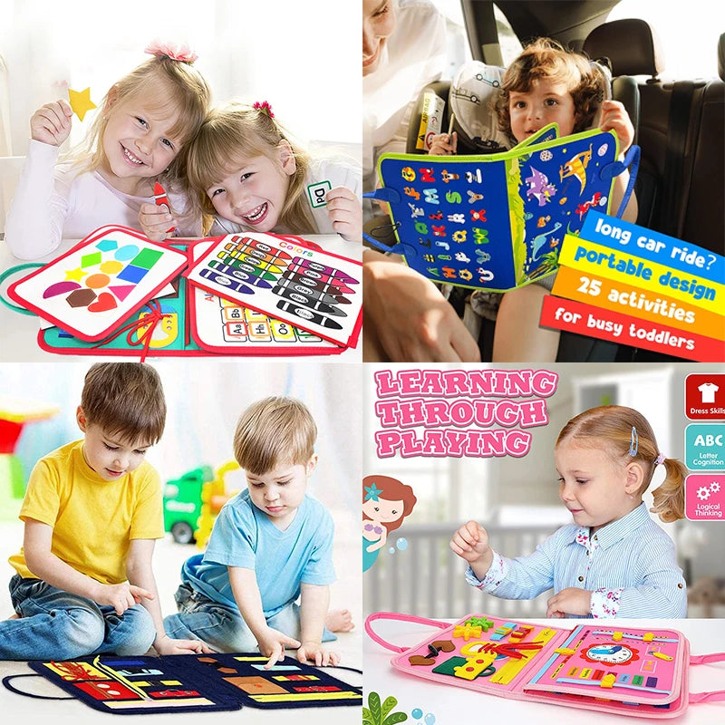 KinderKraze™ - Sensory Board for Learning Fine Motor