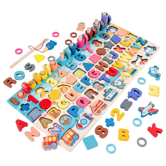 KinderKraze™ - Montessori Wooden Toys Kids Busy Board